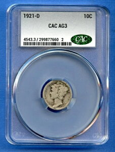 1921 D CAC AG3 �}�[�L�����[�_�C�� 10�Z���g �č������� ��� ���A�L�[ 1921-D AG-03 CACG
