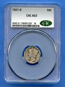 1921 D CAC AG3 �}�[�L�����[�_�C�� 10�Z���g �č������� ��� ���A�L�[ 1921-D AG-03 CACG