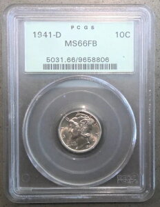 PCGS MS66 FB OGH 1941-D }[L[_C 10Zg WF BU ? 󏭂ȍiʋ