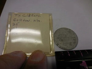希少なR-10 T. Y. CULBRETH 25セントトークン ゴードン、アラバマ州。現存するのは1枚のみ
