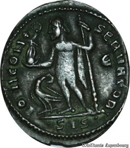 C4990 ���A Roman Follis Licinius I AD 308-324 Siscia 5th Workshop Jupiter AU-