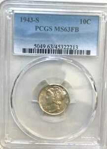 AJO 1943N - S _C 10ZgAL[f[g  tu[ PCGS MS63FB
