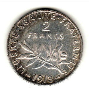 2�t���� �V���o�[ 1913�N �󏭃R�C�� 200���[�� SUP �r���[�e�B�t�B���R�C��