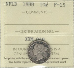 1888�N �j���[�t�@���h�����h 10�Z���g ICCS F-15 ���Ɋ󏭂ȓ��t�L�[�t���r�N�g���A �j���[�t�@���h�����h �_�C��