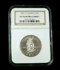 1989 S �R���O���X 50C NGC PF70 �E���g���J���I �V���o�[�v���[�t �L�O�i #1998