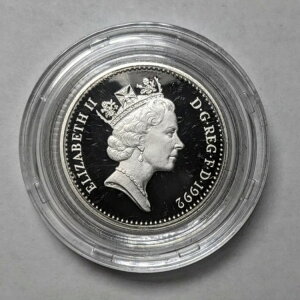 1992�N �C�M���X �V���o�[ �s�G�t�H�[�g �v���[�t 10�y���X 13�O���� .925 �~���g�{�b�N�X COA