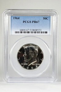 PR67 1964 PCGS O[h PlfB Vo[ n[t_[ 50Zg v[tRC oeB USP[X