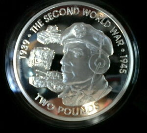 1939-1945�N ��񎟐��E��� �v���[�t 2�|���h��� �|�u�W���C �p�b�h���蔠���� COA�t��