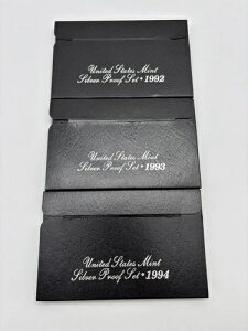 1992�A1993�A1994�N�č������ǔ��s 5���g �V���o�[ �v���[�t�Z�b�g COA�ƃI���W�i���P�[�X�t�� 3�Z�b�g ���b�g