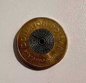 「希少」JCイニシャル - 2021年寄付ドル1ドルオーストラリアコイン