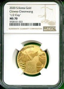 ؍ 1/2 NCS[h NGC MS 70 2020 CHIWOO 1/2IX