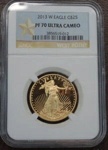 2013-W AJS[hC[Ov[t 1/2IX $25 NGC PF 70 č nRC