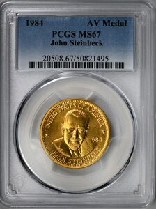 1984N AJ 1/2IXLO|p_ PCGS MS-67 WEX^CxbN