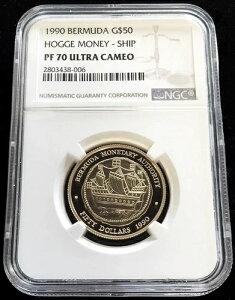 1990N S[h o~[_ 500  1/2IX NGC PF 70 EgJI zbW }l[Vbv $50