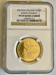 �|�[�����h 2007 MW Joseph Conrad 200 �Y���e�B�` �S�[���h NGC PF69 �E���g�� �J���I SKU# 2868