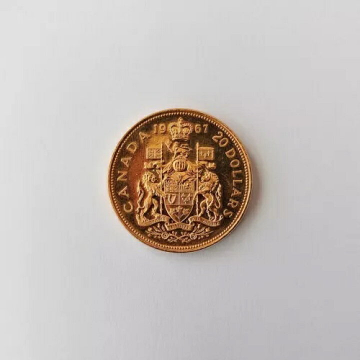 楽天市場】1967年カナダ RCM カナダ王立造幣局 20ドル金貨 建国100周年 
