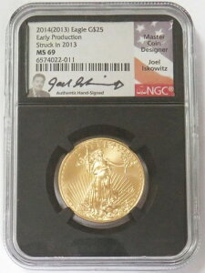 2014Ni2013Nj25h݃AJC[O 1/2IX ISKOWITZ  NGC MS 70