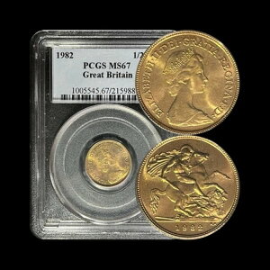 CMXB1982NA1/2\u݁AS[h - PCGS MS67 - gbv|bv ?? ZgW[W ??