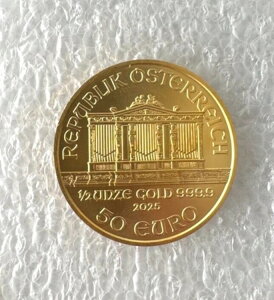 2025N  1/2IX I[XgA tBn[j[ S[h 1/2IX .9999 