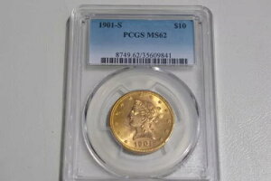 1901-S S[h AJ oeBwbh 10hd PCGS MS 62