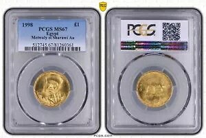 �G�W�v�g�A���� 1 �|���h METWALY EL-SHARAWI 1998 - PCGS MS 67 - �g�b�v�|�b�v�A��14