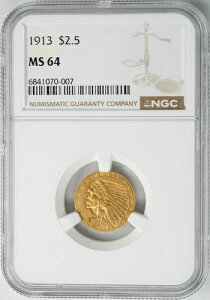 1913N 2.5h 1/2h CfBA 2.5h MS64 NGC 950106-11
