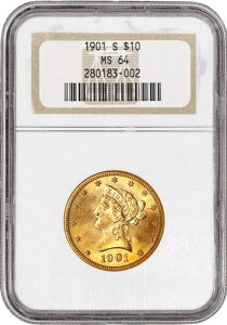 1901N S $10 oeBwbh C[O S[h NGC MS64 uAg ʃRC