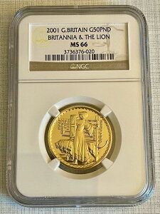 CMX 2001N u^jA 50|h 1/2IX  NGC MS66 SKU#2891