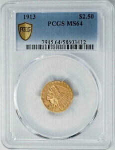 1913N 2.5h 1/2h CfBA 2.5h MS64 ZLA PCGS 949928-32