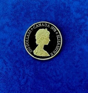 1978年 カナダ エリザベス2世 100ドル金貨 1/2オンス プルーフ