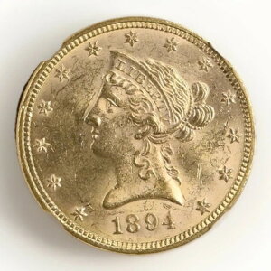 1894N P AJ $10 C[O oeBwbh  $10 h MS 61 NGC O[h BU