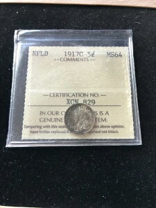 1917�N�j���[�t�@���h�����h�A5�Z���g�AICCS�O���[�h�A**MS-64**