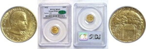 1922年 1ドル グラント スターゴールド記念金貨 PCGS MS-65 CAC