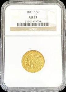 1911N D AJ 5h CfBAwbh n[tC[O NGC UNC53