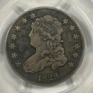 1828�N���L���b�v�o�X�g�N�H�[�^�[�B.25�BPCGS VF�ڍׁB�󏭂�25/50�Z���g�B