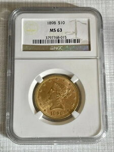 AJ 1898N oeB 10h NGC MS63 SKU# 3473