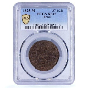�u���W�� 37 1/2 ���C�X �y�h���E�y�g��1�� �S�[���f�����B���e�[�W XF45 PCGS ���� 1825�N