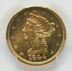 1844-O oeB 5 h - PCGS AU ڍ - 󏭕! PQ!