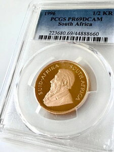 AtJ - N[K[h - 1996N - 1/2IX S[hv[t - PCGS PR69 DCAM-