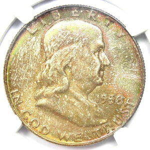 1958-D �t�����N���� �n�[�t�_���[ 50�Z���g - NGC MS67+ FBL CAC Plus�O���[�h - 5,750�h������