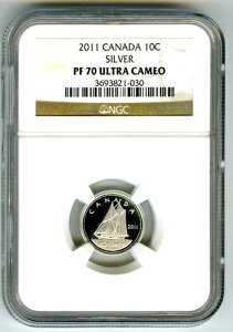 2011�N �J�i�_ �V���o�[ �v���[�t 10�Z���g NGC PF70 UCAM �_�C�� ���� �킸��5���̂�