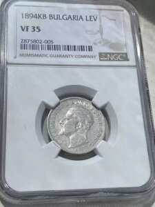 �󏭁I�u���K���A 1���t 1894 NGC VF35 �� KM#16 ����̂���N���ȃf�B�e�[��
