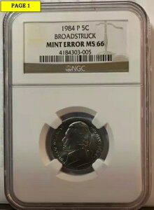 1984N P WFt@[\ jbP u[hXgbN ~gG[ MS-66 NGC Ɋ