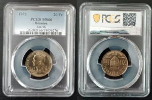 jI Ɋ󏭂20t UNCRC 1972N KM#11a PCGS O[fBO MS66 gbv