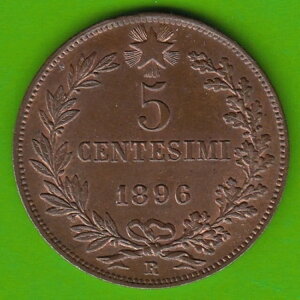 C^A 5 Centesimi 1896  f炵i  CvcBq