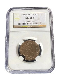 1907NJi_1Zgd | NGCӒς | MS63RB | 󏭍iʃRC | KM# 9