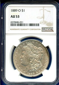 1889 O NGC AU53 �����K����� 1�h�� �č������� �󏭃R�C�� 1889-O AU-53