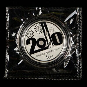 2002年 中国 10元 - 2010年 上海万博 1オンス プルーフ金箔銀貨