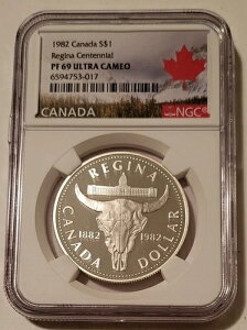 NGCJi_ 1982N  W[i 100NLO v[t PF69 UC [v[tx