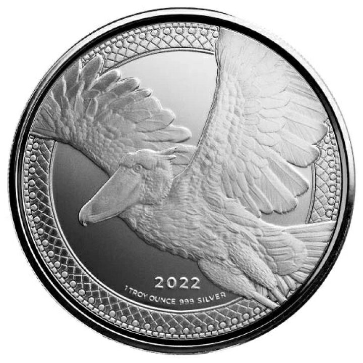 楽天市場】2022年 銀貨 1オンス コンゴ ハシビロコウ コイン BU 